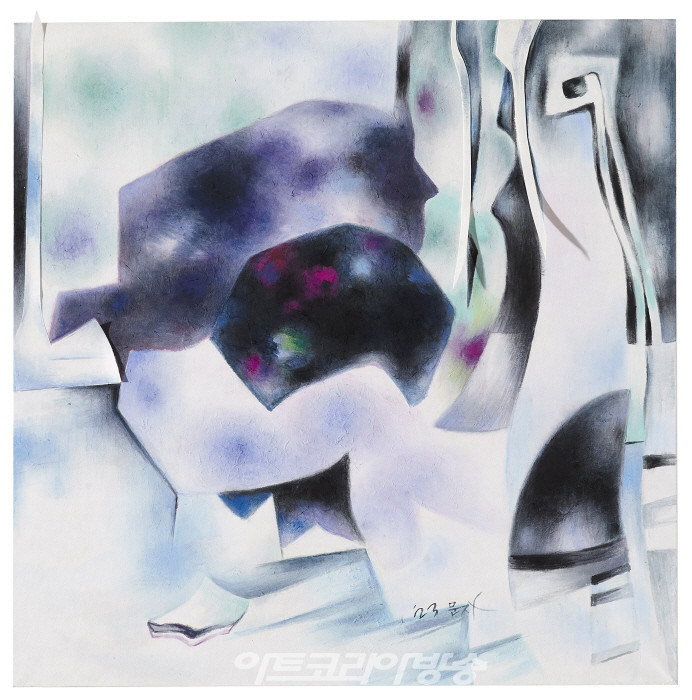 원문자, 사유공간, 50x50cm