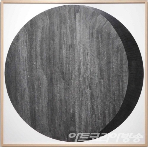 배주은 作_0의 조각_2021_종이에 연필_120x120cm