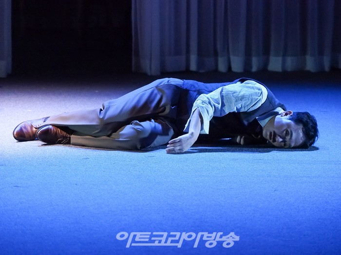 서울시극단 옴니버스극 '굿닥터' 프레스콜(이반 역 이승우) 2023.10.06 사진 ⓒ아트코리아방송 이용선 기자