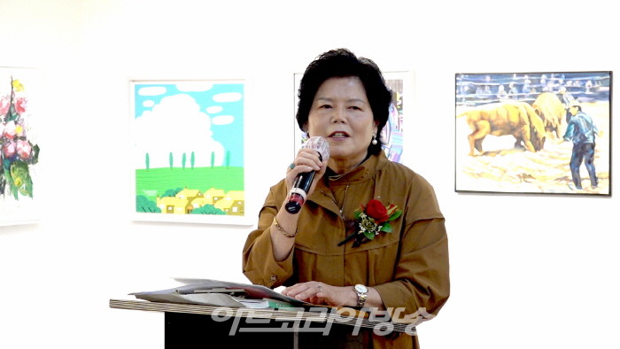 제13회 녹색미술협회전 개막행사-홍승욱 회장 심사평