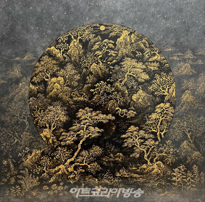 Jo Jong Sung, 이동시점으로 본 풍경, 50x50cm_2