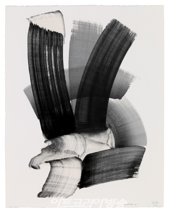 Lee Bae, 붓질 Brushstroke - j  66X51cm 2023