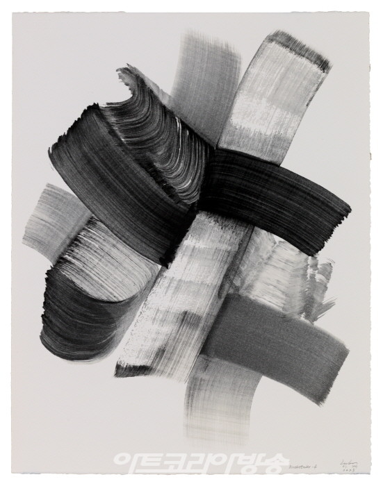 Lee Bae,붓질 Brushstroke -f  66X51cm 2023