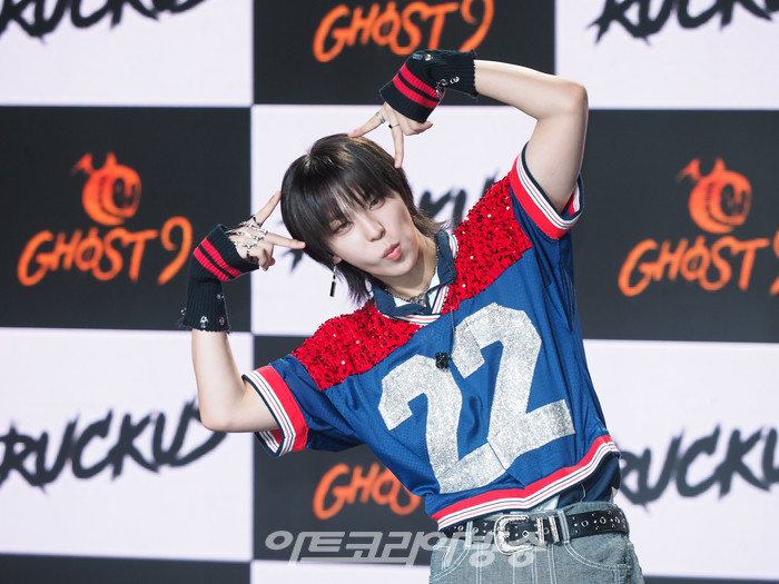 고스트나인(GHOST9) 일곱 번째 미니앨범 '아케이드 : 오'(ARCADE : O) 발표 기념 쇼케이스(신) 2023.10.25 사진 ⓒ아트코리아방송 이용선 기자