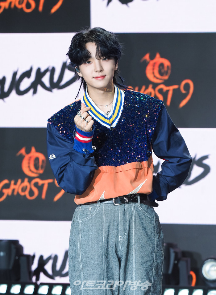 고스트나인(GHOST9) 일곱 번째 미니앨범 '아케이드 : 오'(ARCADE : O) 발표 기념 쇼케이스(강성) 2023.10.25 사진 ⓒ아트코리아방송 이용선 기자