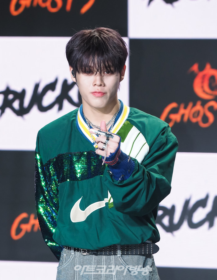 고스트나인(GHOST9) 일곱 번째 미니앨범 '아케이드 : 오'(ARCADE : O) 발표 기념 쇼케이스(프린스) 2023.10.25 사진 ⓒ아트코리아방송 이용선 기자