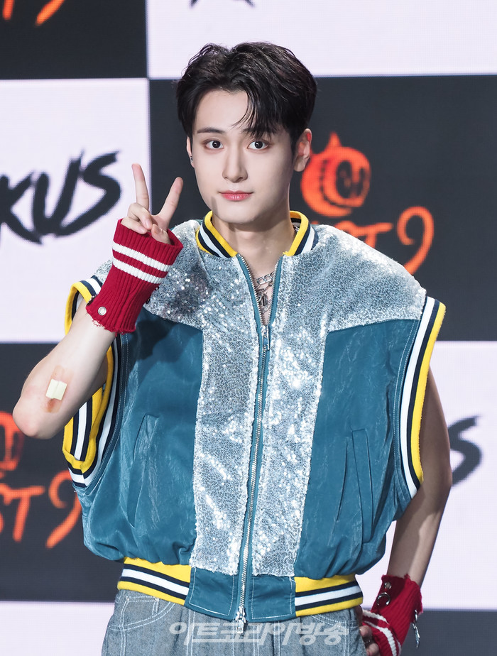 고스트나인(GHOST9) 일곱 번째 미니앨범 '아케이드 : 오'(ARCADE : O) 발표 기념 쇼케이스(우진) 2023.10.25 사진 ⓒ아트코리아방송 이용선 기자