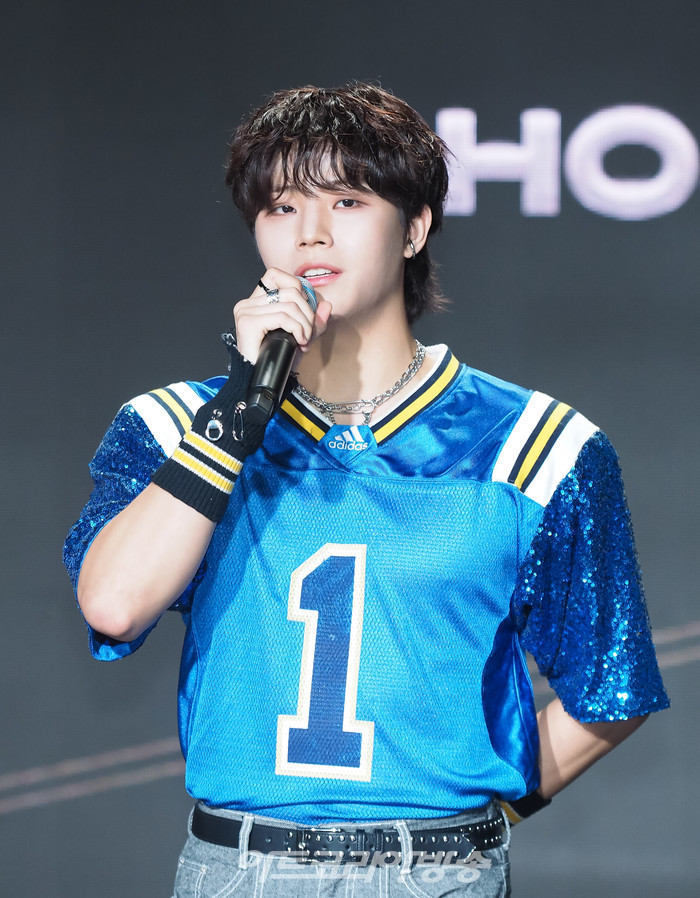 고스트나인(GHOST9) 일곱 번째 미니앨범 '아케이드 : 오'(ARCADE : O) 발표 기념 쇼케이스. 2023.10.25 사진 ⓒ아트코리아방송 이용선 기자