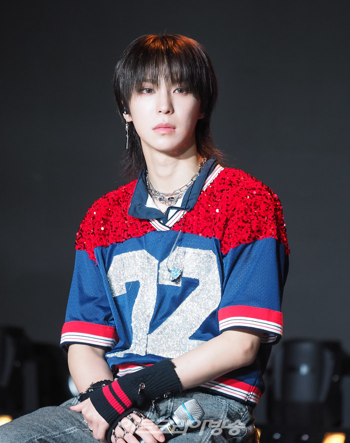 고스트나인(GHOST9) 일곱 번째 미니앨범 '아케이드 : 오'(ARCADE : O) 발표 기념 쇼케이스(이신). 2023.10.25 사진 ⓒ아트코리아방송 이용선 기자