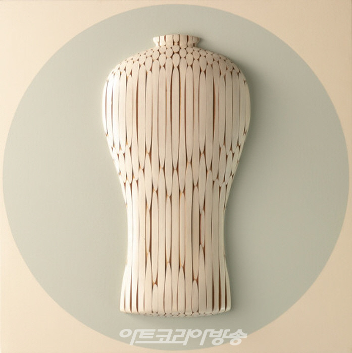 김령, 60.6×60.6×5(20s)㎝, acrylic on wood, 2023