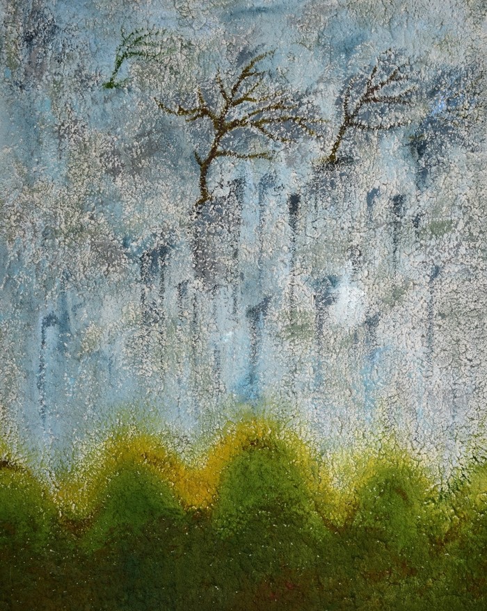 백지상 작가 - 절벽이 파도가 될때까지, 65.1 X 100, Acrylic on Canvas, 2023