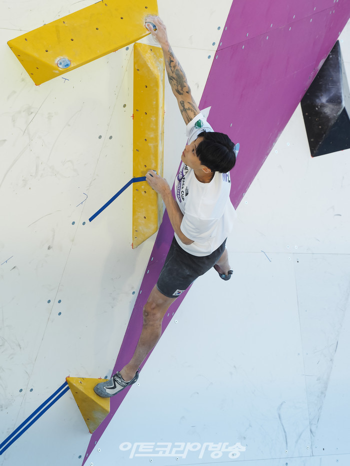 '제27회 노스페이스컵 전국 스포츠클라이밍대회(천종원) 2023.10.28 사진 ⓒ아트코리아방송 이용선 기자