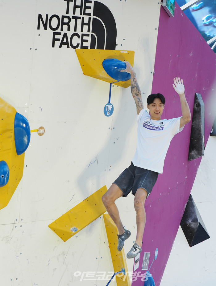 '제27회 노스페이스컵 전국 스포츠클라이밍대회(천종원) 2023.10.28 사진 ⓒ아트코리아방송 이용선 기자