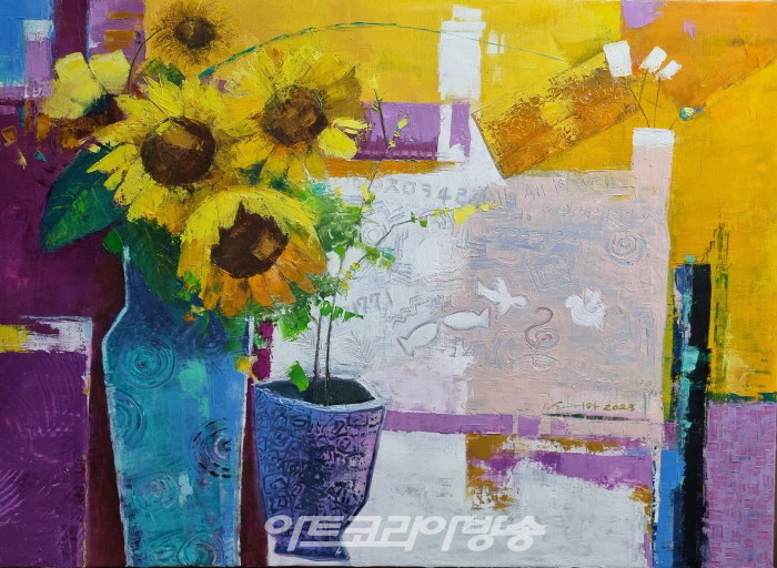 아장스망 72.7x 50.0 oil on canvas