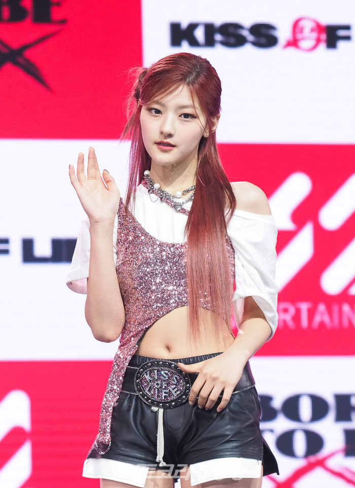 키스오브라이프 두 번째 미니 앨범 '본 투 비 XX'(Born to be XX) 발매 기념 쇼케이스(하늘). 2023.11.08 사진 ⓒ아트코리아방송 이용선 기자​