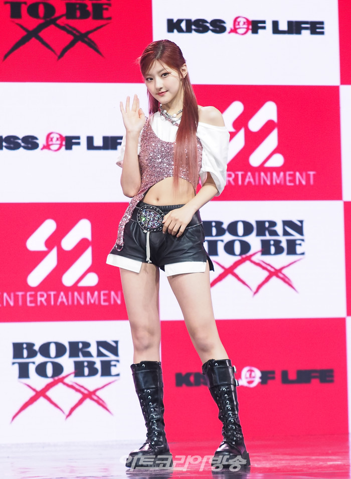 키스오브라이프 두 번째 미니 앨범 '본 투 비 XX'(Born to be XX) 발매 기념 쇼케이스(하늘). 2023.11.08 사진 ⓒ아트코리아방송 이용선 기자​