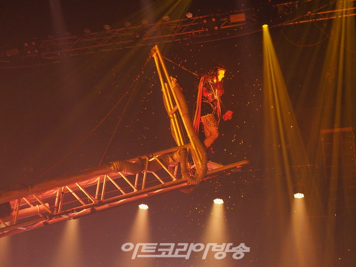 2023 푸에르자 부르타 웨이라 인 서울'(FUERZA BRUTA WAYRA in SEOUL) 기자간담회 (멜리나 소아네) 2023.11.17 사진 ⓒ아트코리아방송 이용선 기자