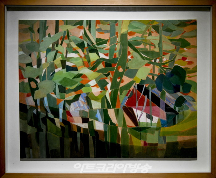 작은 숲과 황혼