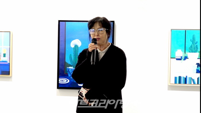 박지숙 작가 개인전 오프닝 행사