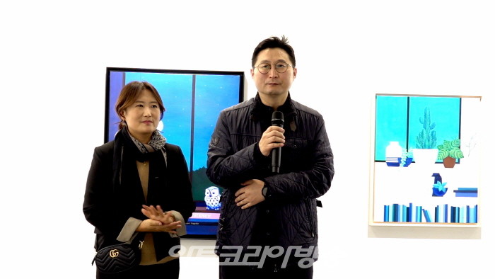 박지숙 작가 개인전 오프닝 행사