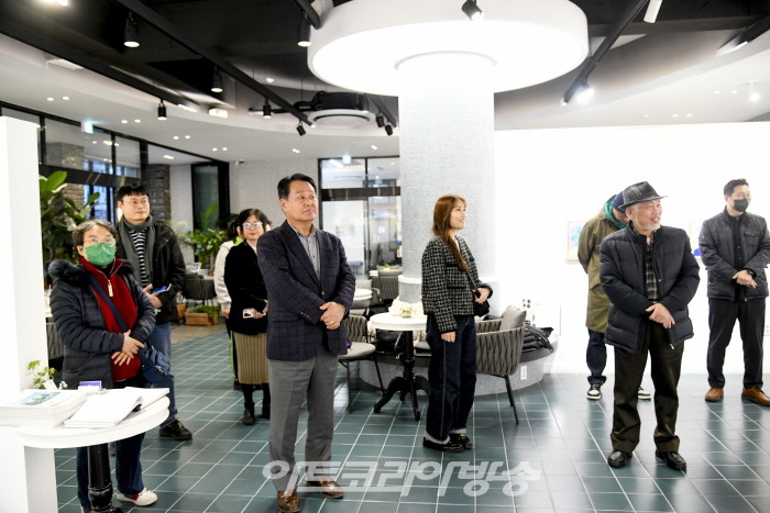 박지숙 작가 개인전 오프닝 행사