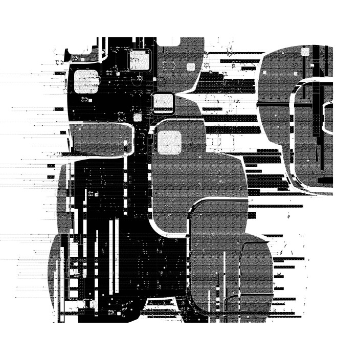 이원재, Firminy, 캔버스에 디지털 페인팅, 119×119cm.