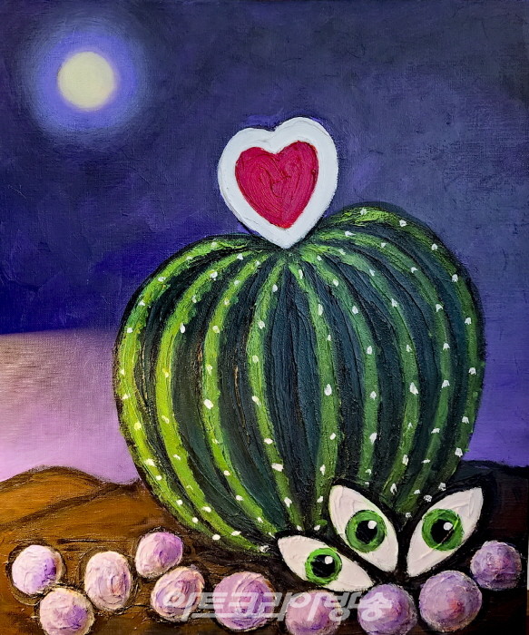 시크릿타운 호텔아트페어 임하룡 작가 부스전