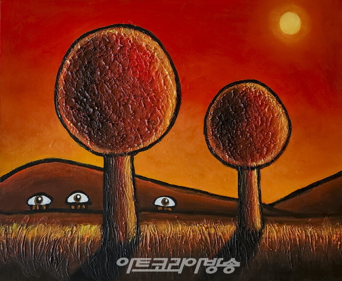 시크릿타운 호텔아트페어 임하룡 작가 부스전