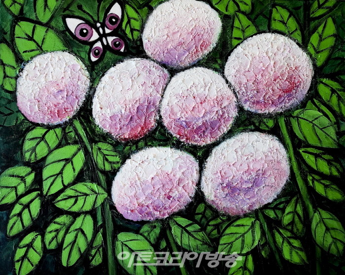 시크릿타운 호텔아트페어 임하룡 작가 부스전