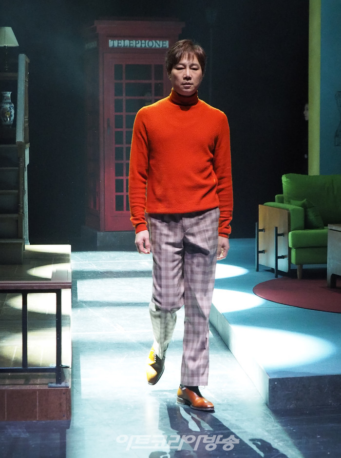 연극 '컬렉션' 프레스콜(해리 역 김신기, 제임스 역 강신구, 빌 역 정원조) 2023.12.01 사진 ⓒ아트코리아방송 이용선 기자