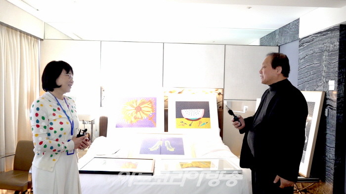 모니카 아트 청담' 박혜현 대표와 아트코리아방송 김한정 대표
