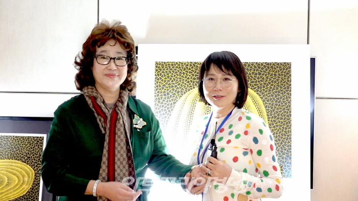 '김혜정 관장'과 '모니카 아트 청담' 박혜현 대표' 