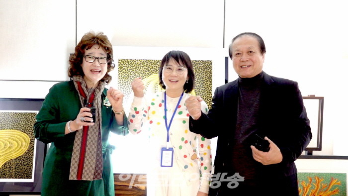 '김혜정 관장', '모니카 아트 청담' 박혜현 대표', 아트코리아방송 김한정 회장