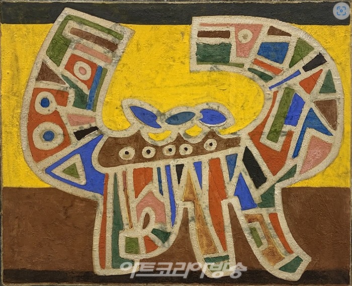 이응노, ‹구성›(1970년대 후반)