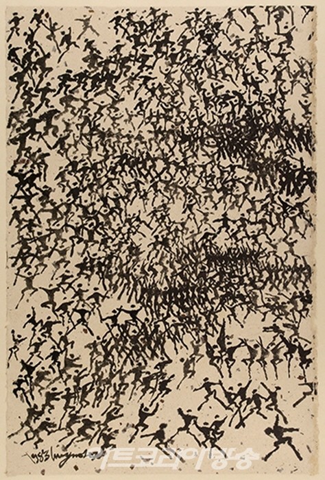 이응노, ‹군상›(1985)