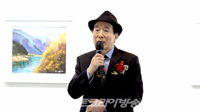 2023 섬진강미술제 제13회 정기회원전-섬진강 포럼 최영신 이사장 인사말