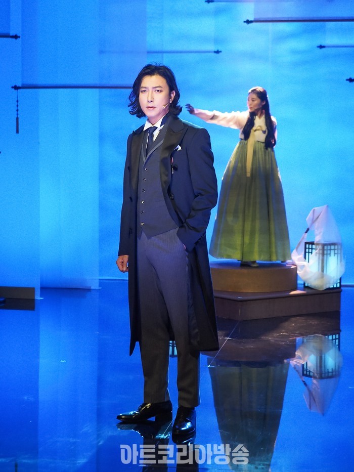 창작 뮤지컬 '리진: 빛의 여인' 프레스콜(리진 역 이서영, 콜랭 역 박건형) 2023.12.06 사진 ⓒ아트코리아방송 이용선 기자