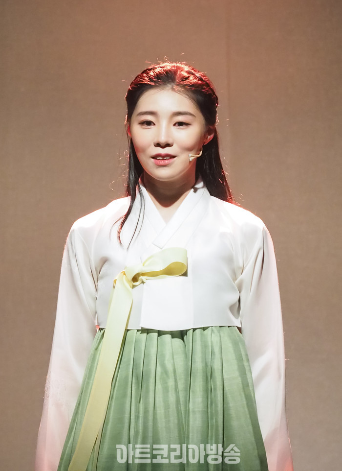 ​창작 뮤지컬 '리진: 빛의 여인' 프레스콜(리진 역 이서영) 2023.12.06 사진 ⓒ아트코리아방송 이용선 기자​