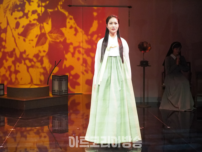 ​창작 뮤지컬 '리진: 빛의 여인' 프레스콜(리진 역 서이빈) 2023.12.06 사진 ⓒ아트코리아방송 이용선 기자​