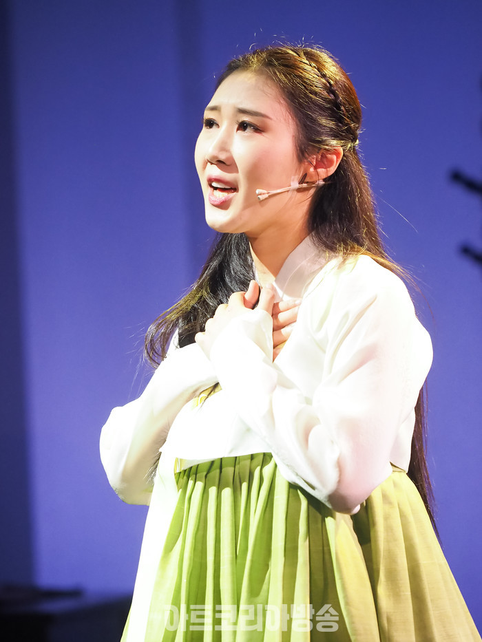 ​창작 뮤지컬 '리진: 빛의 여인' 프레스콜(리진 역 전해주) 2023.12.06 사진 ⓒ아트코리아방송 이용선 기자​