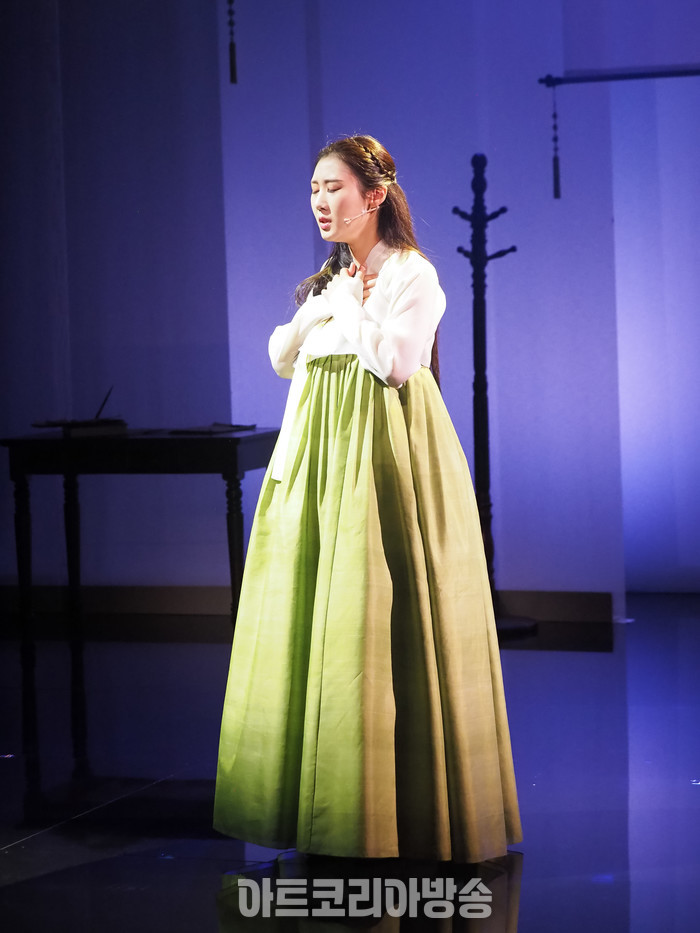 ​창작 뮤지컬 '리진: 빛의 여인' 프레스콜(리진 역 전해주) 2023.12.06 사진 ⓒ아트코리아방송 이용선 기자​