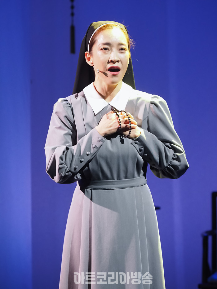 ​창작 뮤지컬 '리진: 빛의 여인' 프레스콜(에스텔 역 홍륜희) 2023.12.06 사진 ⓒ아트코리아방송 이용선 기자​