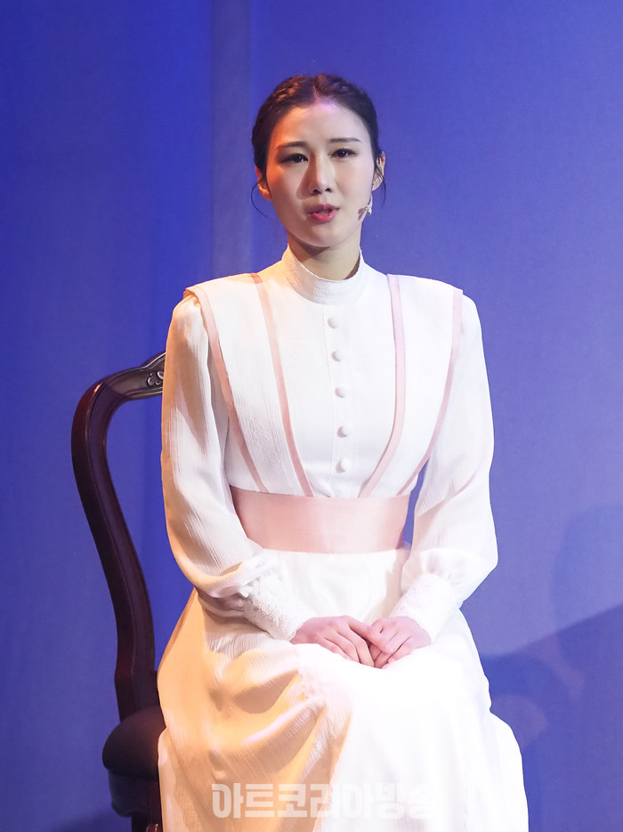 ​창작 뮤지컬 '리진: 빛의 여인' 프레스콜(리진 역 전해주) 2023.12.06 사진 ⓒ아트코리아방송 이용선 기자​