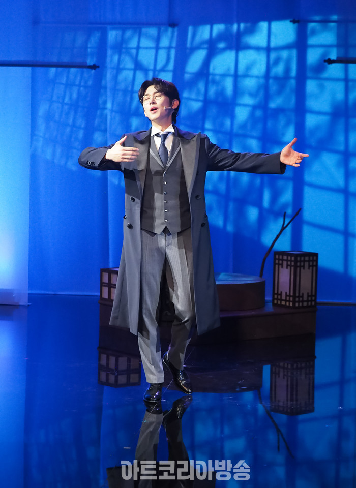 ​창작 뮤지컬 '리진: 빛의 여인' 프레스콜(콜랭 역 정재환) 2023.12.06 사진 ⓒ아트코리아방송 이용선 기자​