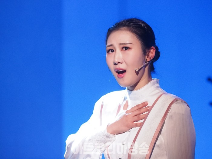 ​창작 뮤지컬 '리진: 빛의 여인' 프레스콜(리진 역 전해주) 2023.12.06 사진 ⓒ아트코리아방송 이용선 기자​