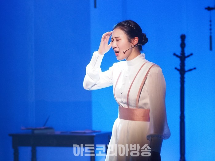 ​창작 뮤지컬 '리진: 빛의 여인' 프레스콜(리진 역 전해주) 2023.12.06 사진 ⓒ아트코리아방송 이용선 기자​