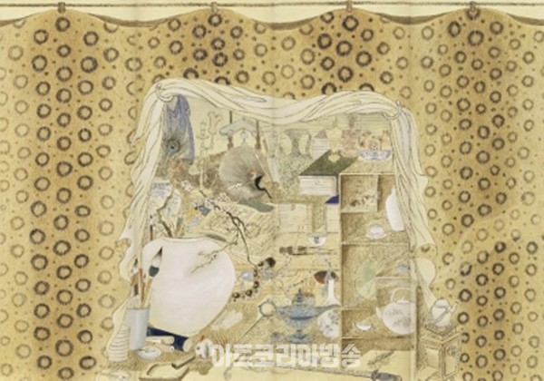 조미영CHOMIYOUNG_호피장막도虎皮圖Hopijangmakdo