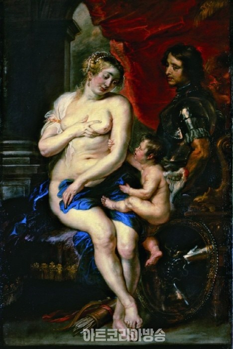 피터 파울 루벤스, 비너스, 화성, 큐피드 (ca. 1635)