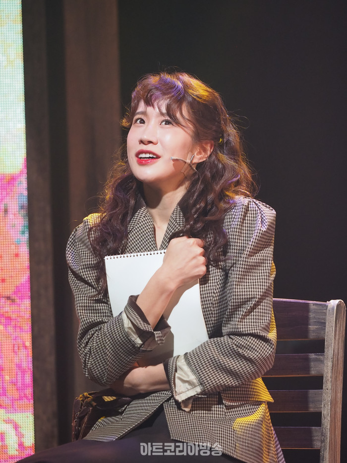 ​화가시리즈 뮤지컬 '모딜리아니'와 '에곤 실레' 프레스콜(잔 역 박새힘). 2023.12.14 사진 ⓒ아트코리아방송 이용선 기자​​