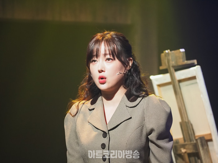 ​화가시리즈 뮤지컬 '모딜리아니'와 '에곤 실레' 프레스콜(잔 역 금조). 2023.12.14 사진 ⓒ아트코리아방송 이용선 기자​​